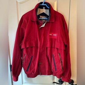 Vintage Destinations BMC West Red Men's Bomber Jacket